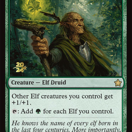 Elvish Archdruid [Foundations Prerelease Promos]