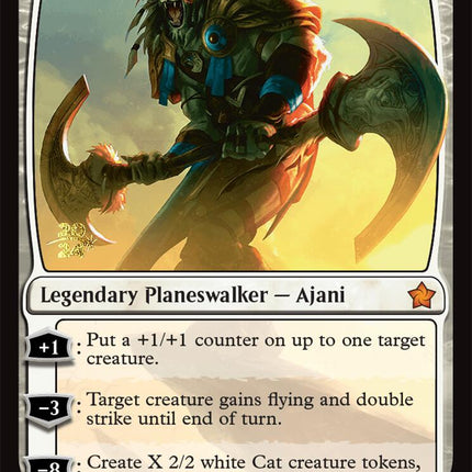 Ajani, Caller of the Pride [Foundations Prerelease Promos]
