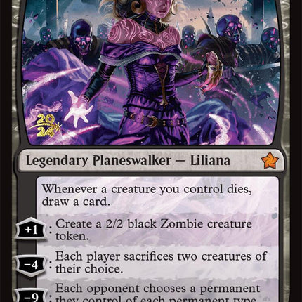 Liliana, Dreadhorde General [Foundations Prerelease Promos]