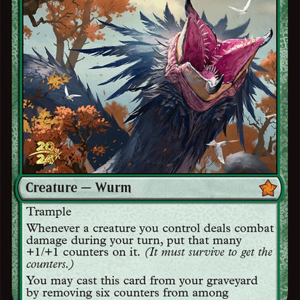 Quilled Greatwurm [Foundations Prerelease Promos]