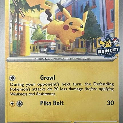Pikachu (062/193) (Rain City Showcase) [Miscellaneous Cards]