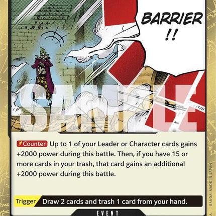Barrier!! (Jolly Roger Foil) [Premium Booster -The Best-]