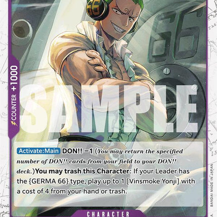 Vinsmoke Yonji (OP06-066) (Jolly Roger Foil) [Premium Booster -The Best-]