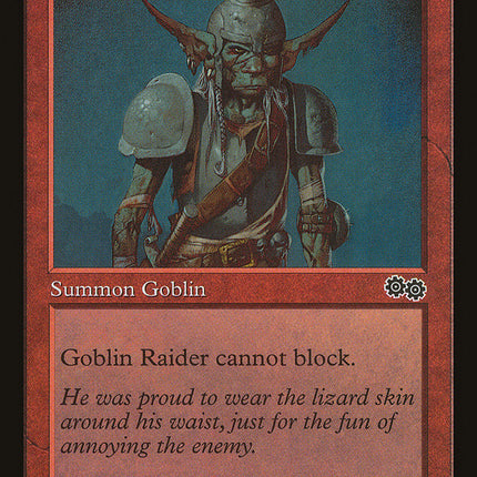 Goblin Raider [Urza's Saga]