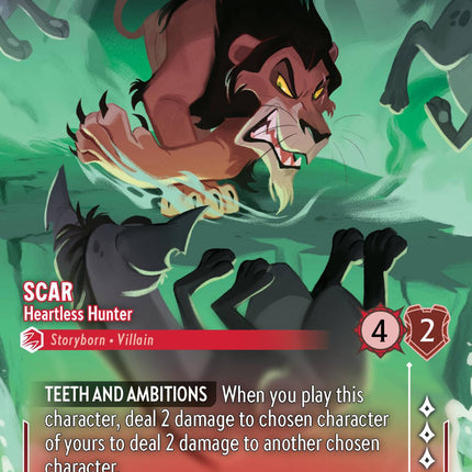 Scar - Heartless Hunter (Store Championship) (14) [Promo Cards]