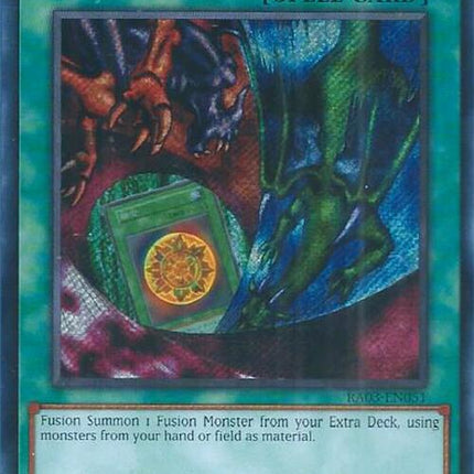 Polymerization (Alternate Art) (Secret Rare) [RA03-EN051] Secret Rare