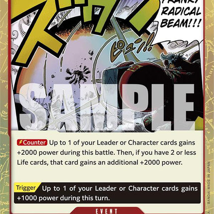 Radical Beam!! (Textured Foil) [Premium Booster -The Best-]