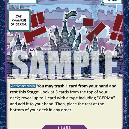 Kingdom of GERMA (Textured Foil) [Premium Booster -The Best-]