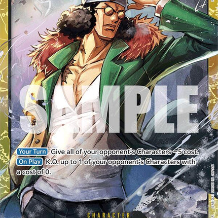 Kuzan (OP02-121) (Reprint) [Premium Booster -The Best-]