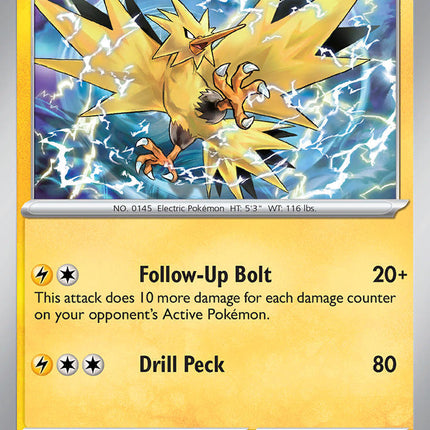 Zapdos (157) [Scarlet & Violet: Black Star Promos]