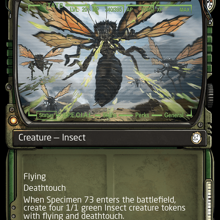 Specimen 73 - Hornet Queen (Showcase) (Surge Foil) [Fallout]