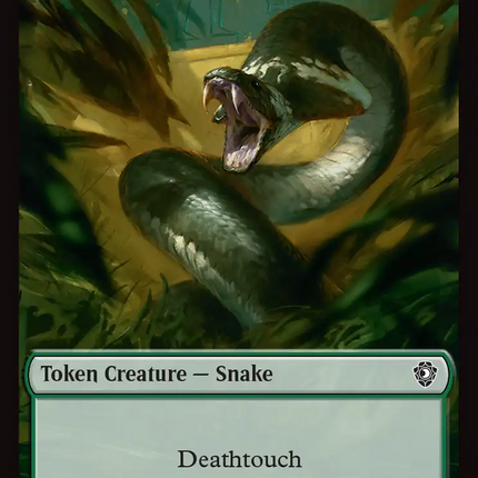 Zombie // Snake Double-Sided Token [Lorwyn Eclipsed Tokens]