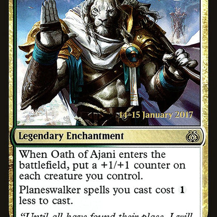 Oath of Ajani [Aether Revolt Prerelease Promos]