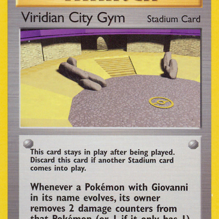 Viridian City Gym (123/132) [Gym Challenge 1st Edition]