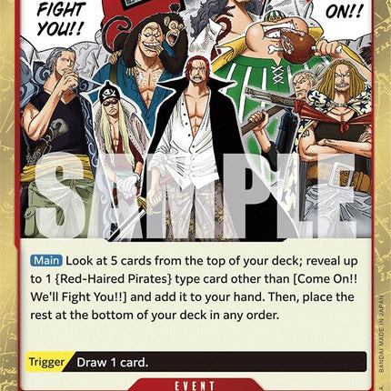 Come On!! We'll Fight You!! [Emperors in the New World]