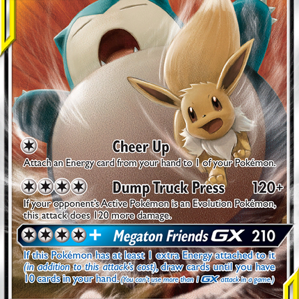 Eevee & Snorlax GX (120/181) [Sun & Moon: Team Up]