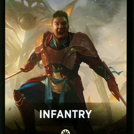 Infantry Theme Card [The Brothers' War Tokens]