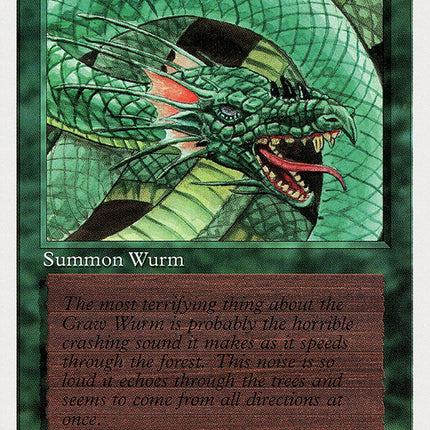 Craw Wurm [Summer Magic / Edgar]