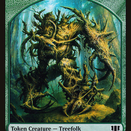 Treefolk // Wolf Double-Sided Token [Commander 2014 Tokens]