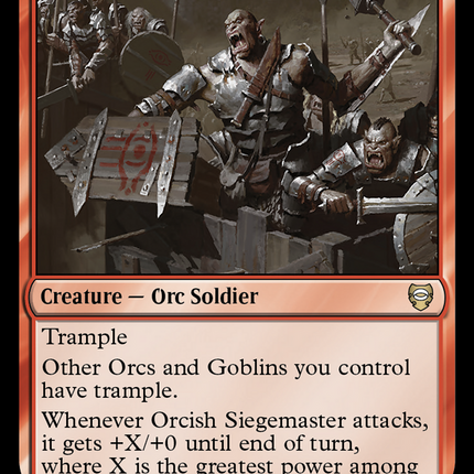 Orcish Siegemaster [The Lord of the Rings: Tales of Middle-Earth Commander]