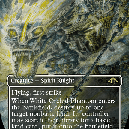 White Orchid Phantom (Borderless) [Modern Horizons 3]