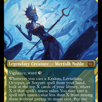 Kiora, Sovereign of the Deep (Showcase Halo Foil) [March of the Machine: The Aftermath]