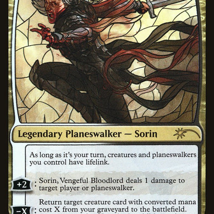Sorin, Vengeful Bloodlord (Stained Glass) [Secret Lair Drop Promos]