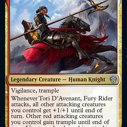 Tori D'Avenant, Fury Rider [Dominaria United]