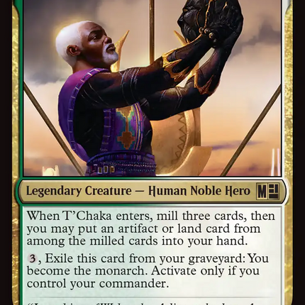 T'Chaka, Venerable King (Surge Foil) [Marvel Super Heroes Commander]