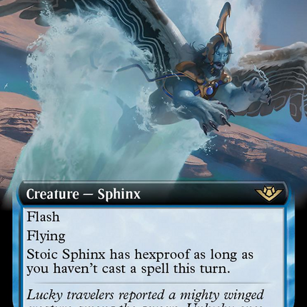 Stoic Sphinx (Extended Art) [Outlaws of Thunder Junction]