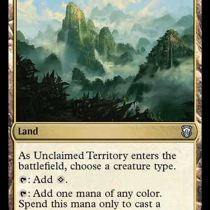 Unclaimed Territory (Ripple Foil) [Modern Horizons 3 Commander]