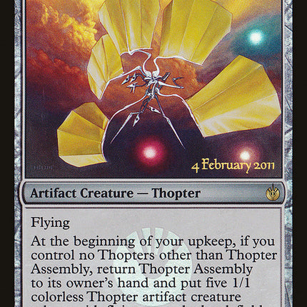 Thopter Assembly [Mirrodin Besieged Prerelease Promos]
