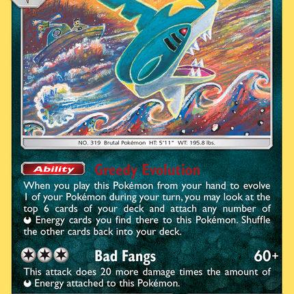 Sharpedo (111/214) [Sun & Moon: Unbroken Bonds]