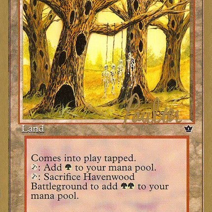 Havenwood Battleground (Preston Poulter) [Pro Tour Collector Set]