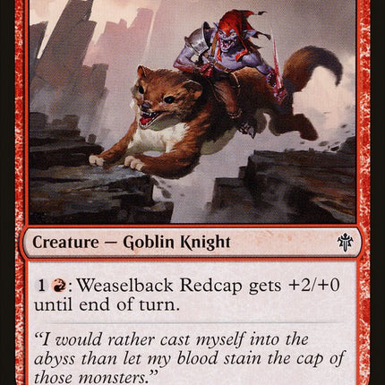Weaselback Redcap [Throne of Eldraine]