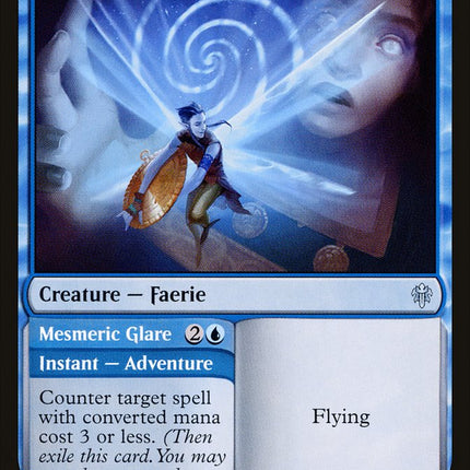 Hypnotic Sprite // Mesmeric Glare [Throne of Eldraine]