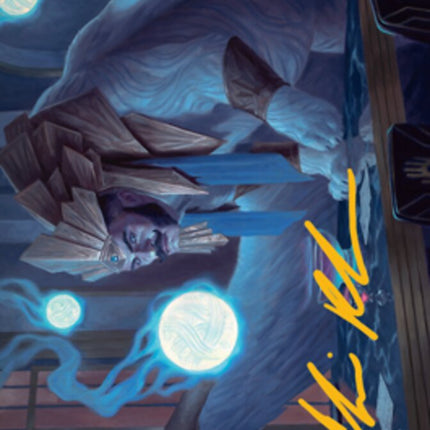 Tivit, Seller of Secrets Art Card (Gold-Stamped Signature) [Streets of New Capenna Art Series]