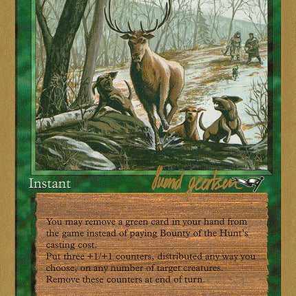 Bounty of the Hunt (Svend Geertsen) (SB) [World Championship Decks 1997]