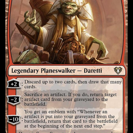 Daretti, Scrap Savant [Commander Masters]