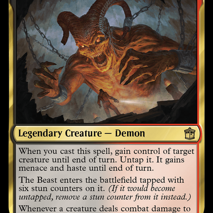 The Beast, Deathless Prince (Surge Foil) [Doctor Who]