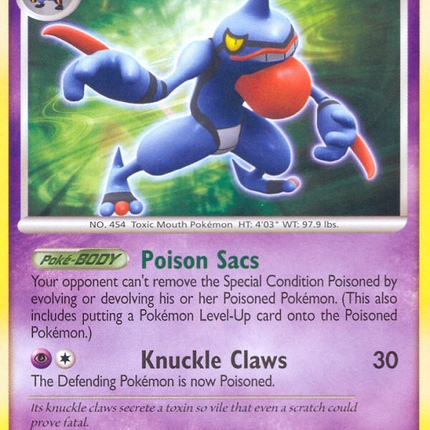 Toxicroak (36/123) [Diamond & Pearl: Mysterious Treasures]