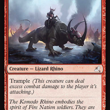 Komodo Rhino [Avatar: The Last Airbender: Eternal-Legal]