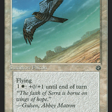 Mesa Falcon (Gulsen Flavor Text) [Homelands]