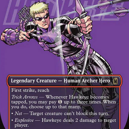 Hawkeye, Master Marksman (Borderless) [Marvel Super Heroes]