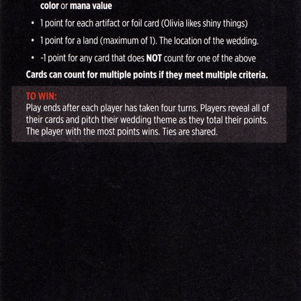 Vampire Wedding Planner (Magic Minigame) [Innistrad: Crimson Vow Minigame]