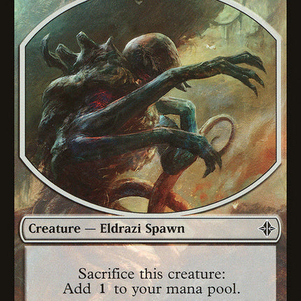 Eldrazi Spawn Token (1a/5) [Rise of the Eldrazi Tokens]