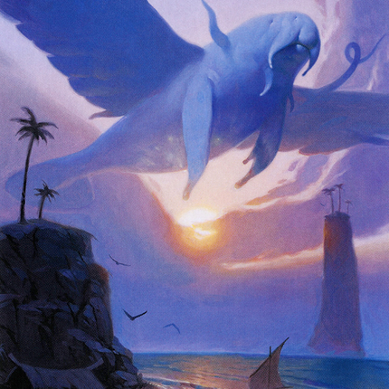 Aeromoeba Art Card [Modern Horizons 2 Art Series]