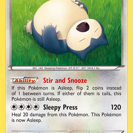 Snorlax (80/106) [XY: Flashfire]