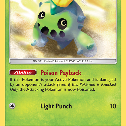 Cacnea (19/168) [Sun & Moon: Celestial Storm]