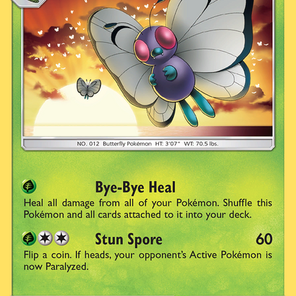 Butterfree (3/147) [Sun & Moon: Burning Shadows]